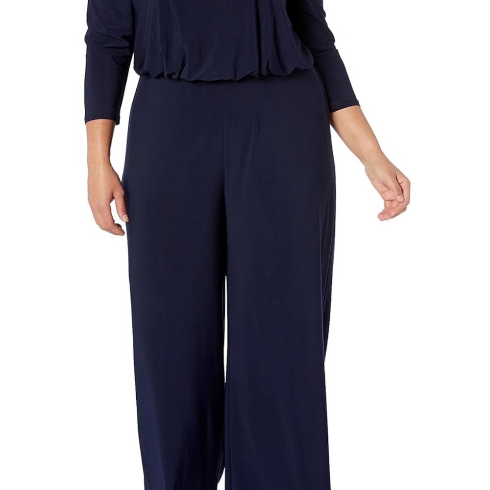 Adrianna Papell Midnight Blue Jumpsuit